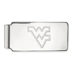 10k White Gold West Virginia U Money Clip