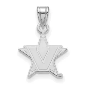 14k White Gold Vanderbilt U. Small Pendant