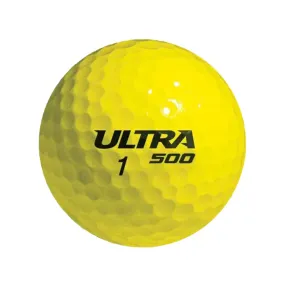 45 Wilson Ultra 500 Golf Balls - Yellow