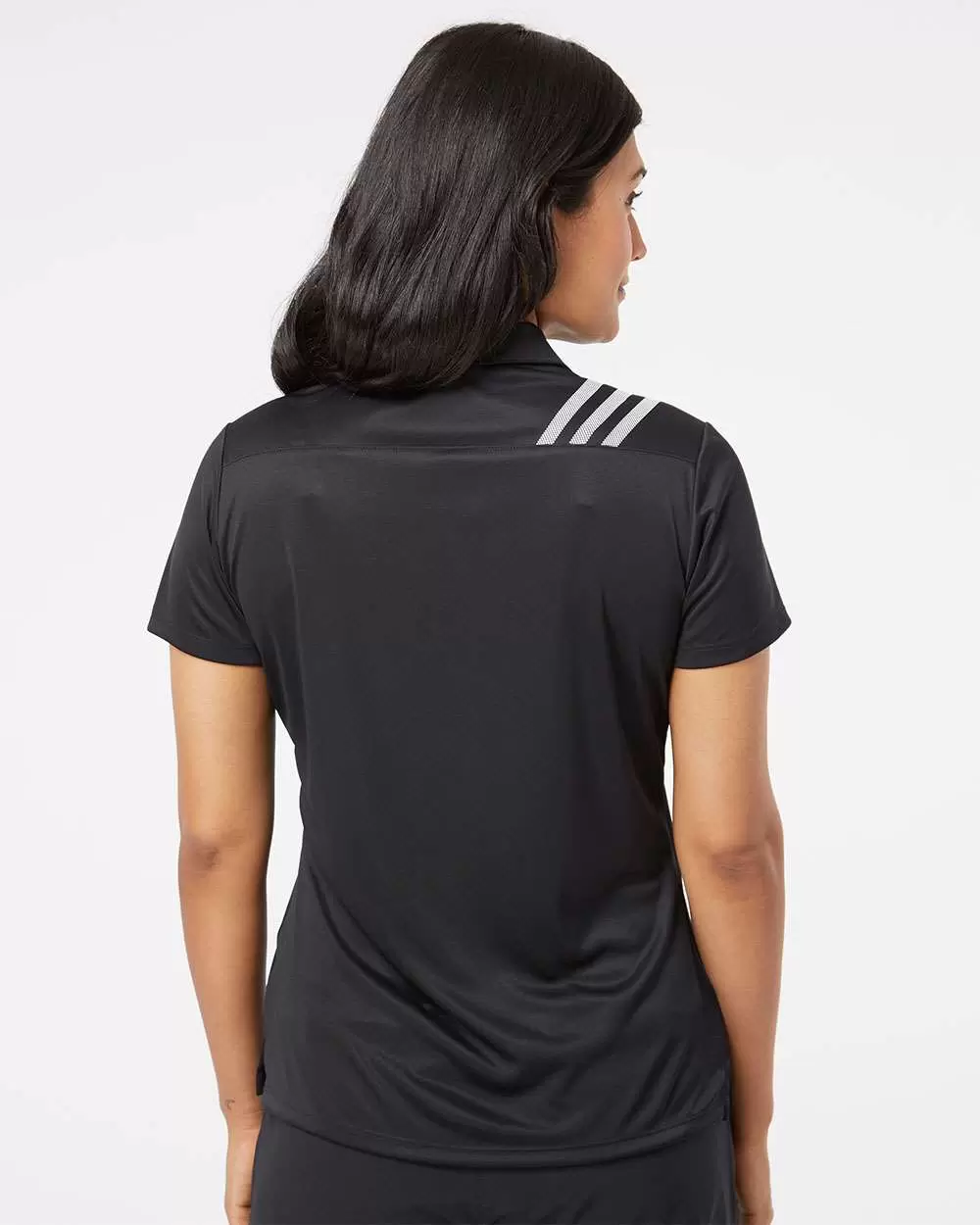 Adidas Golf Clothing A325 Women's 3-Stripes Shoulder Sport Shirt SKU: A325