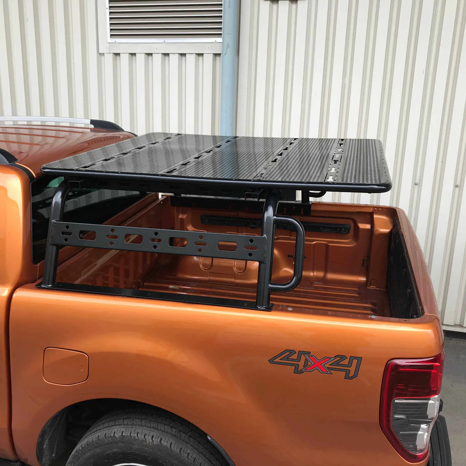 Adjustable Load Bed Cargo Frame with Flat Rack for Toyota Hilux 2016+