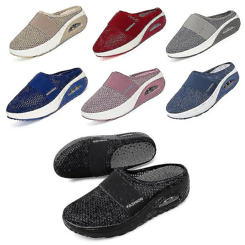 Air Cushion Slip-on Walking Shoes Ortopédico Diabetic Non Slip Walking Shoes