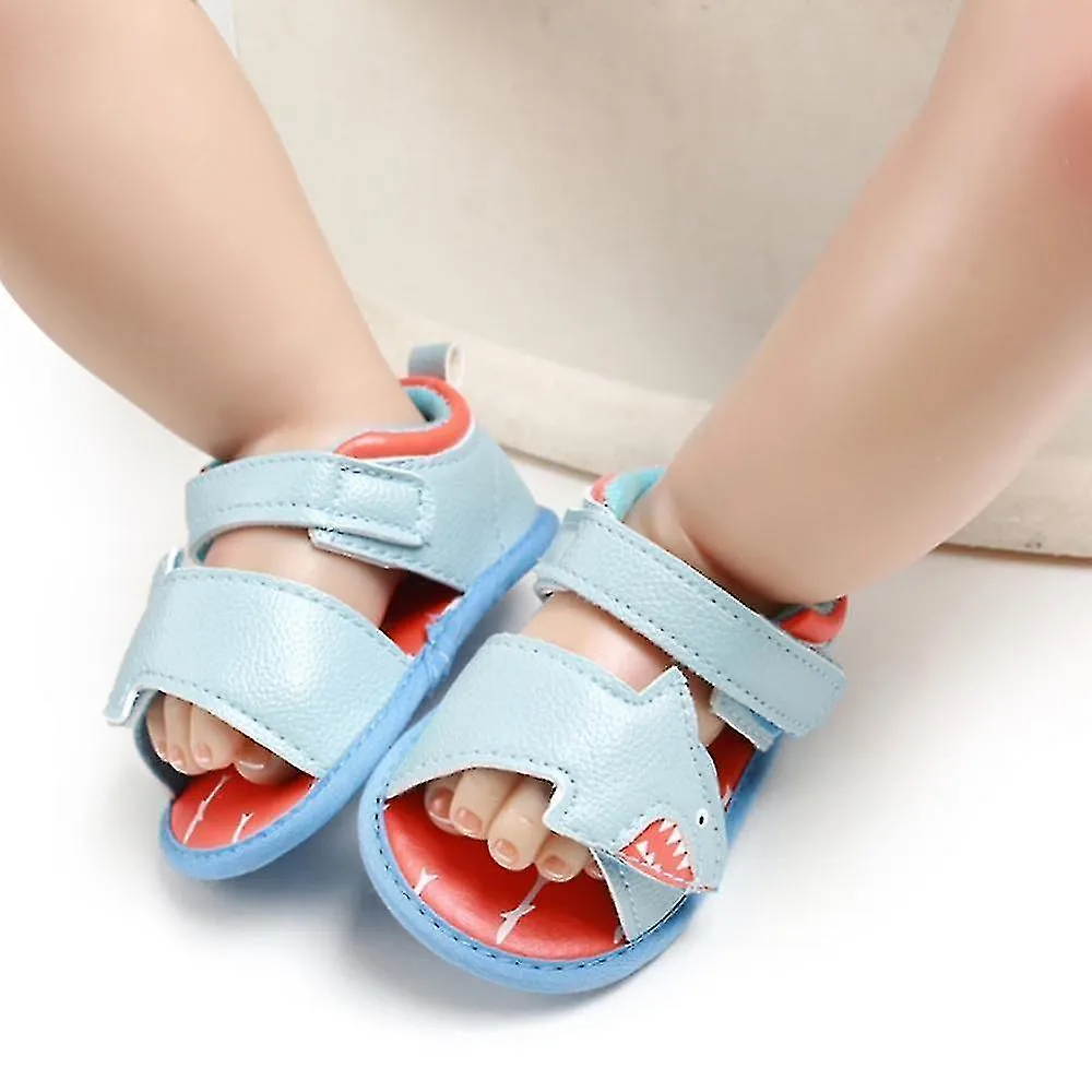 Baby Soft Sandals Non-slip Rubber Sole Outdoor Flat Toddler First Walking Shoes