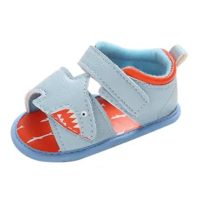 Baby Soft Sandals Non-slip Rubber Sole Outdoor Flat Toddler First Walking Shoes