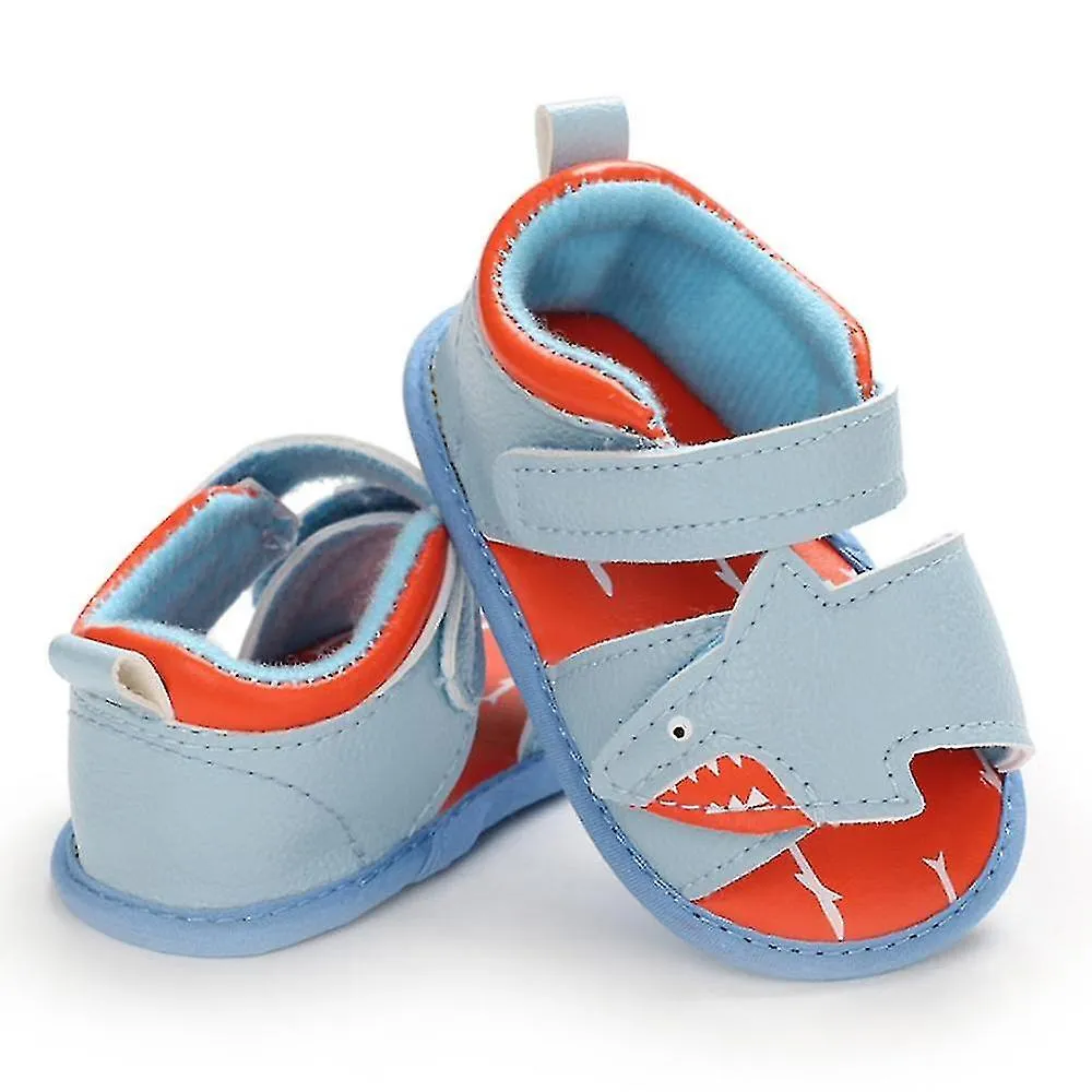 Baby Soft Sandals Non-slip Rubber Sole Outdoor Flat Toddler First Walking Shoes