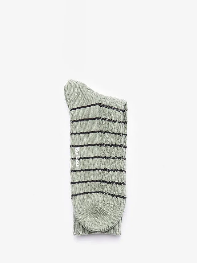 Barbour Textured Stripe Sock - Gillanders.ie Town & Country Clothing