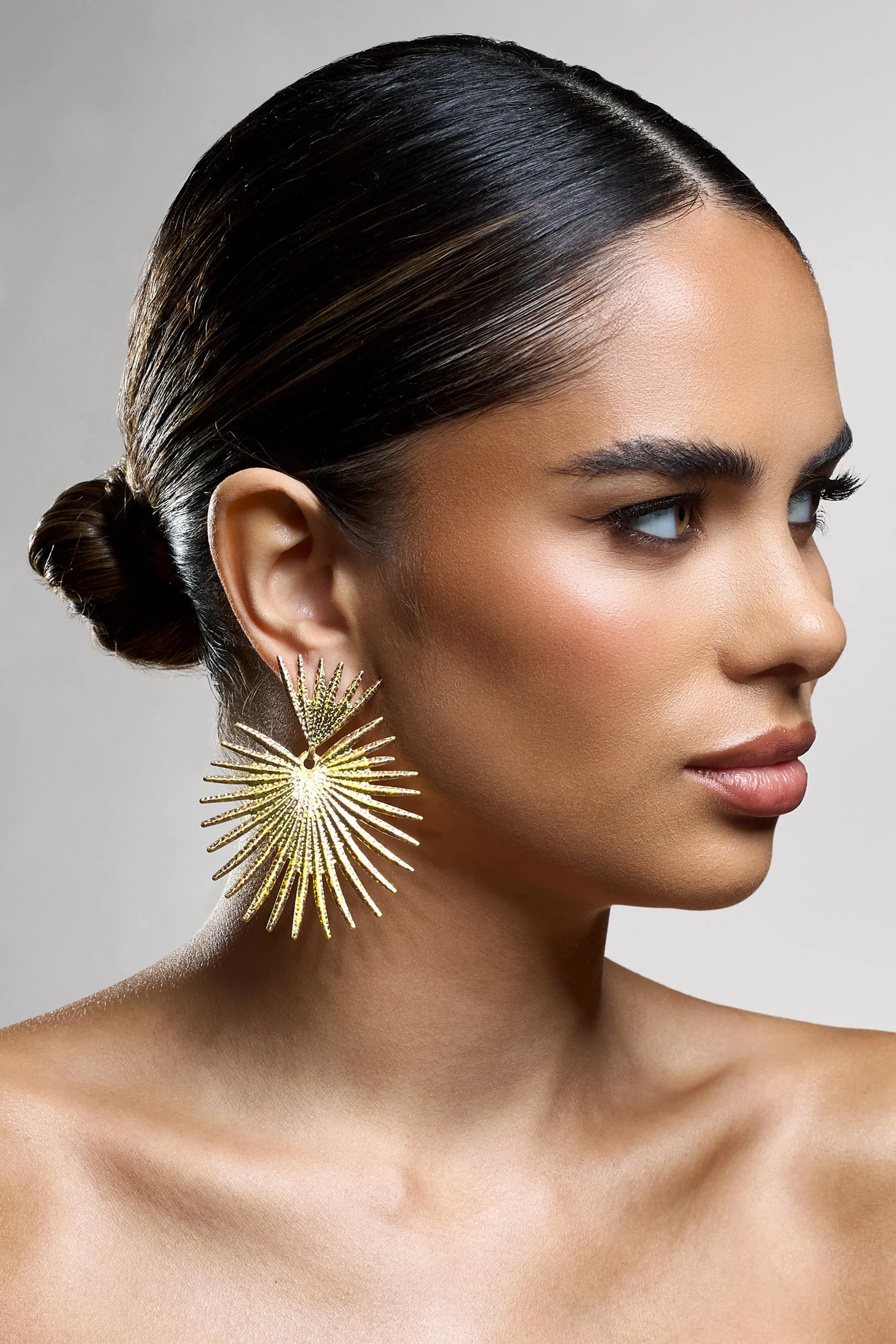 Baroque | Gold Statement Drop Earrings