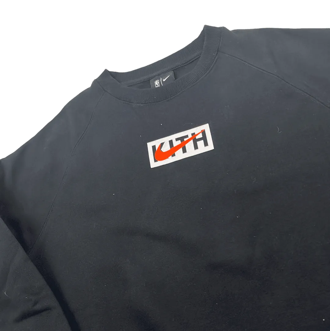 Black Nike x Kith NBA Box Logo Sweatshirt - Medium