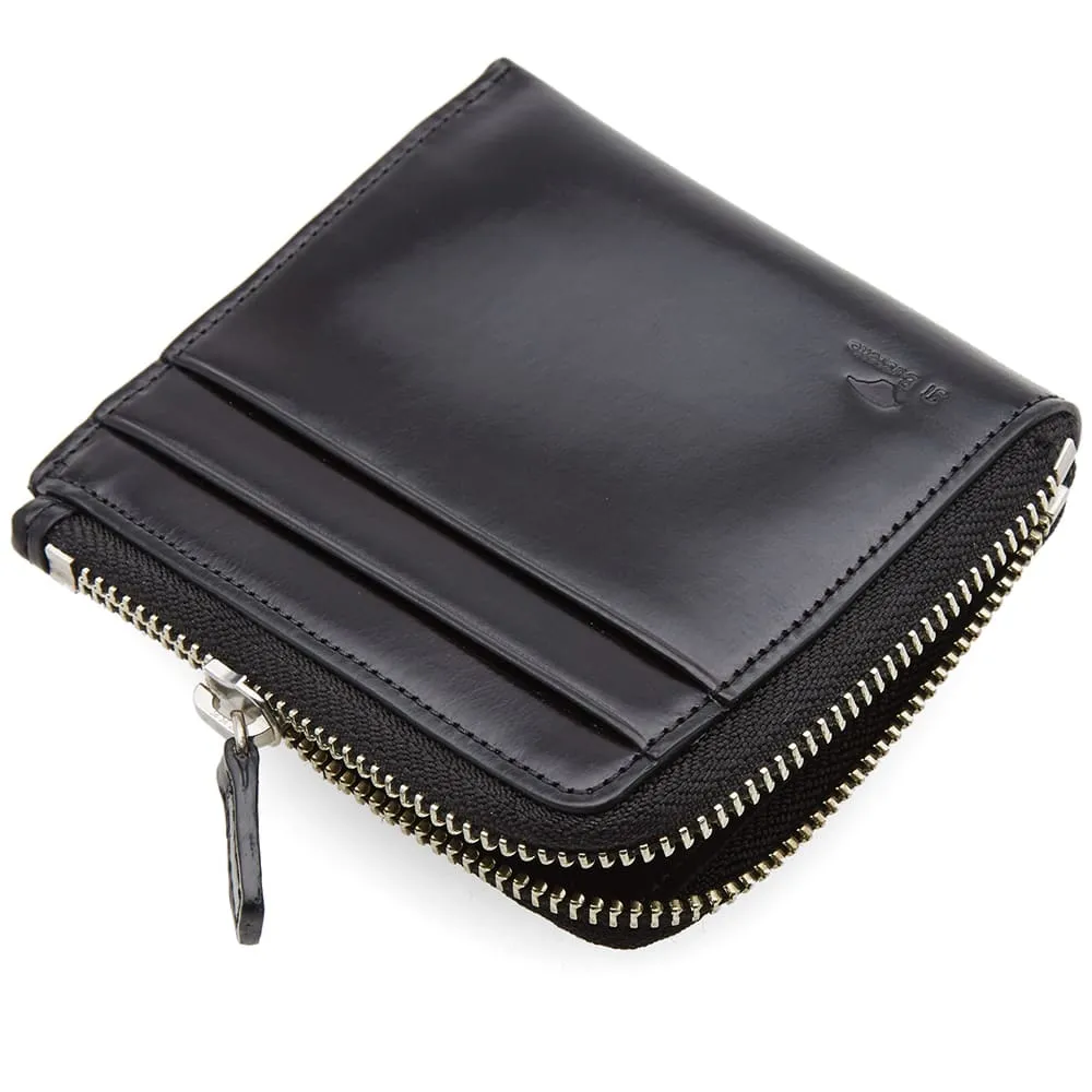 Black Zip Wallet by Il Bussetto