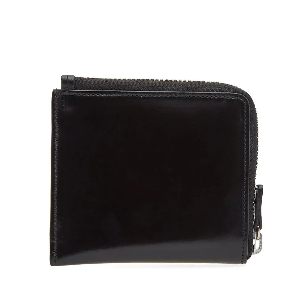 Black Zip Wallet by Il Bussetto