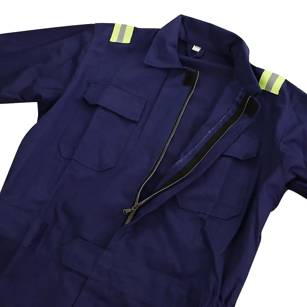 Blue Long Sleeve Anti-static Work Clothing Anti-wear Protective Coveralls Xxxxl