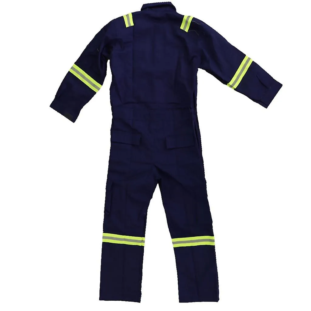 Blue Long Sleeve Anti-static Work Clothing Anti-wear Protective Coveralls Xxxxl