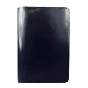 Bussetto Bi-fold Card Case - Navy Blue.