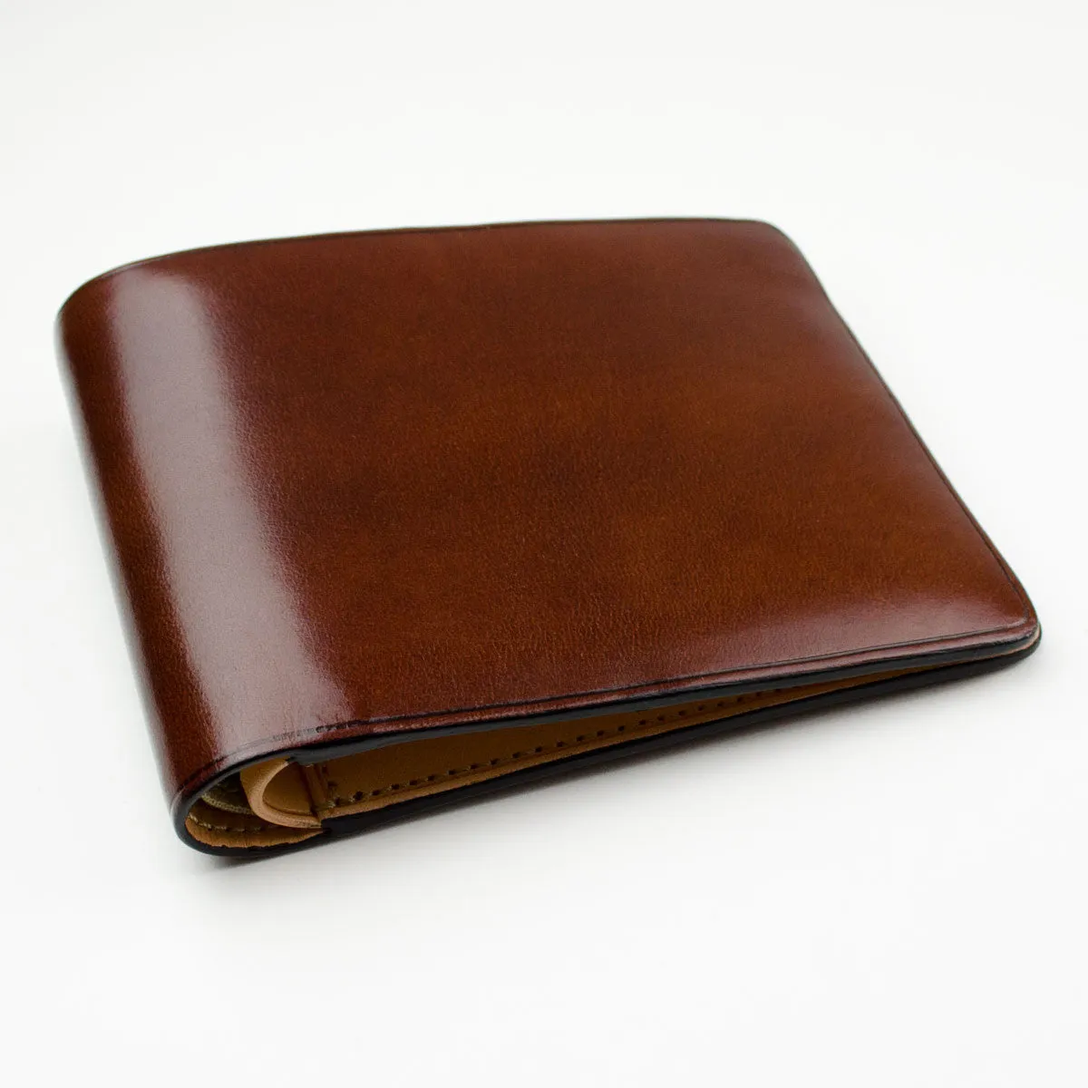 Bussetto Bi-fold Wallet - Brown (Cappuccino)