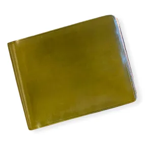 Bussetto Bifold Wallet with Coin Pocket - Pesto