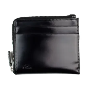 Bussetto Black Zip Wallet