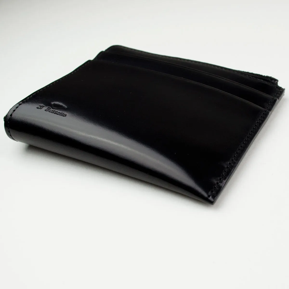 Bussetto Black Zip Wallet