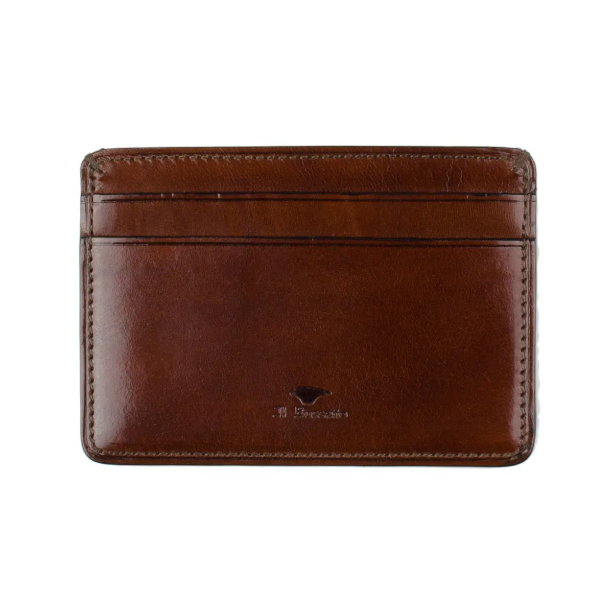 Bussetto Card Case Brown - Cappuccino