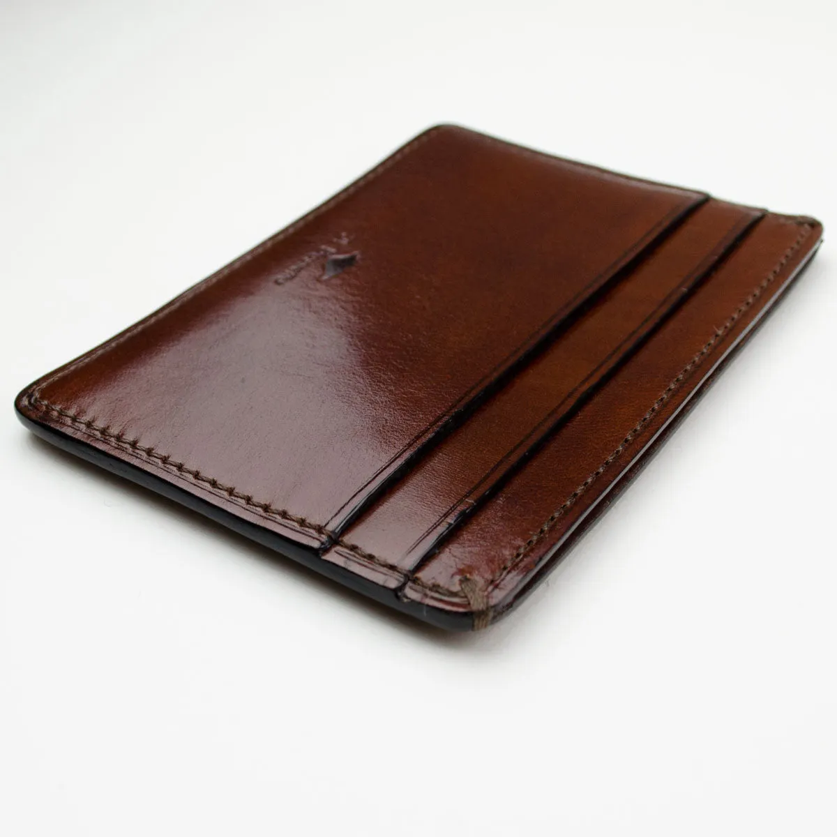 Bussetto Card Case Brown - Cappuccino