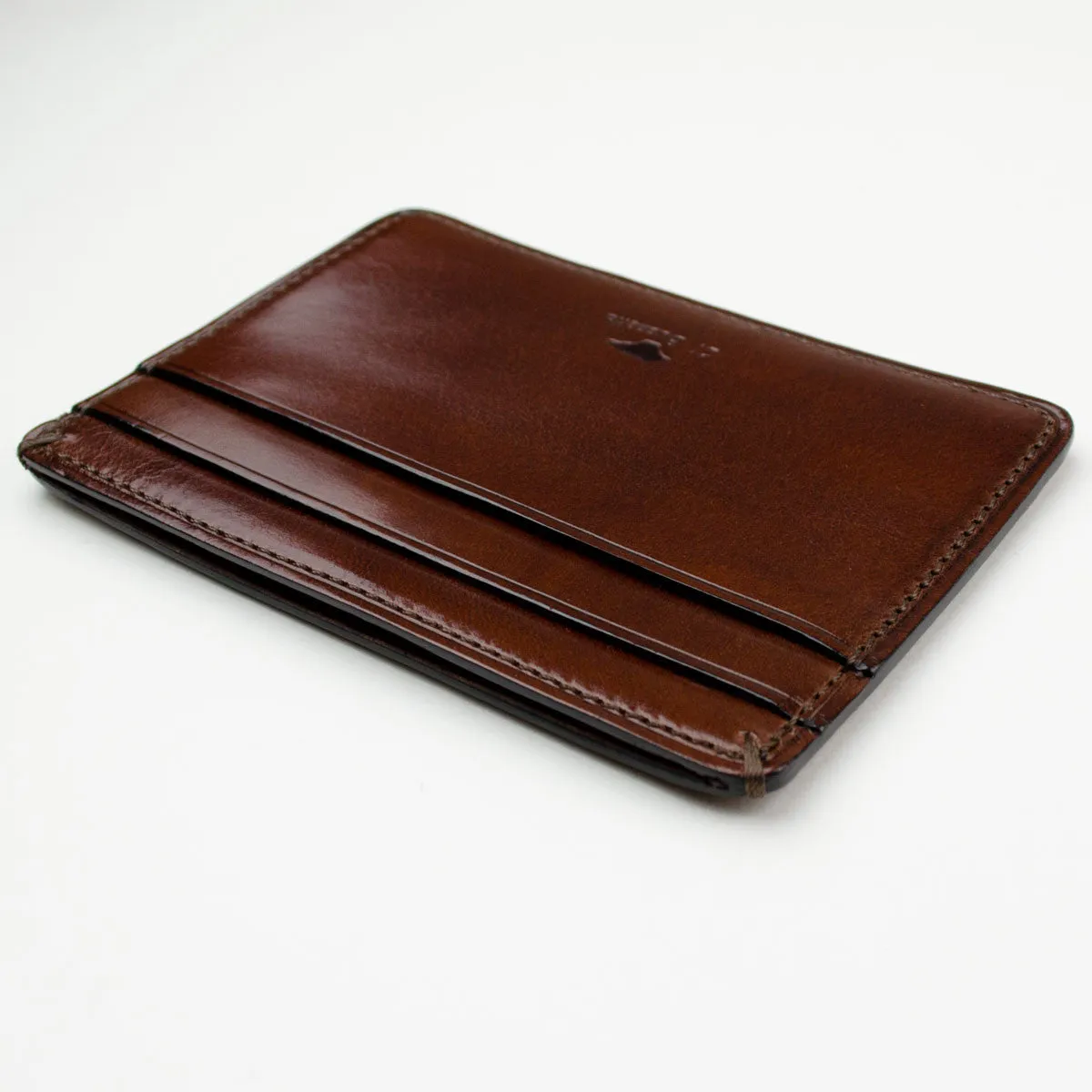 Bussetto Card Case Brown - Cappuccino