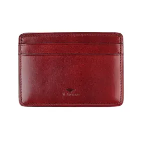 Bussetto Card Case Tibetan Red