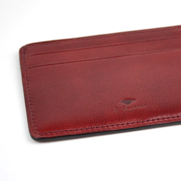 Bussetto Card Case Tibetan Red