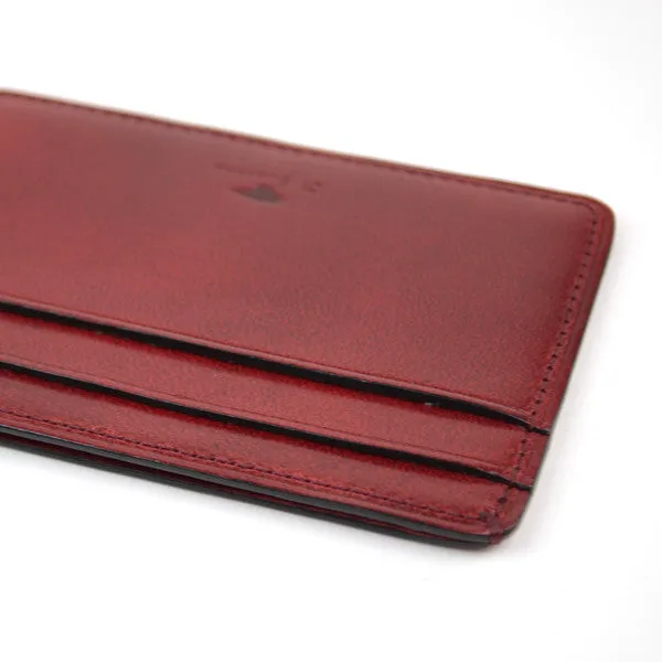 Bussetto Card Case Tibetan Red