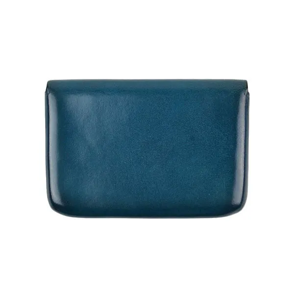 Bussetto card holder envelope blue.