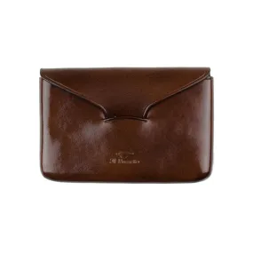 Bussetto Card Holder Envelope - Brown.