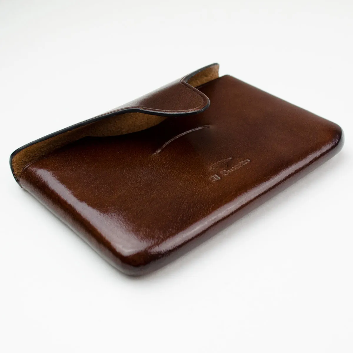 Bussetto Card Holder Envelope - Brown.