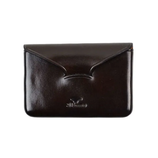 Bussetto Card Holder Envelope Dark Brown