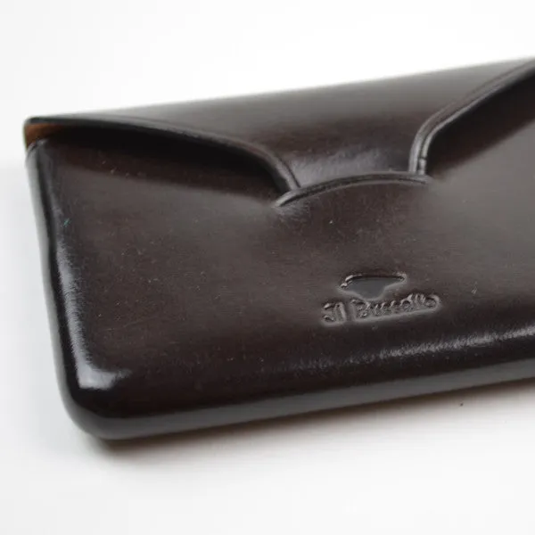 Bussetto Card Holder Envelope Dark Brown