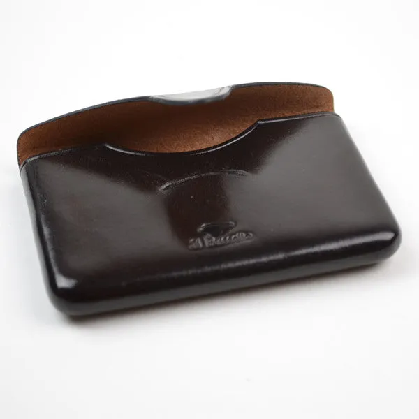 Bussetto Card Holder Envelope Dark Brown