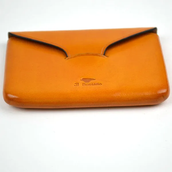 Bussetto Card Holder Ochre - Envelope Design - Shop Now