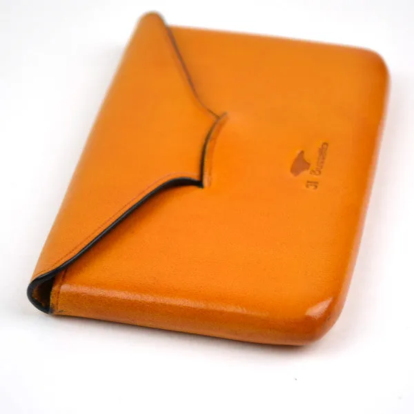 Bussetto Card Holder Ochre - Envelope Design - Shop Now