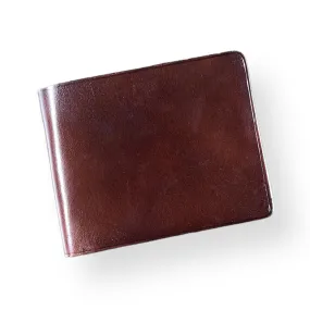 Bussetto dark brown 02 bi-fold wallet with coin pocket