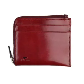 Bussetto Red Zip Wallet