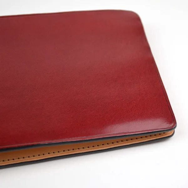 Bussetto Tibetan Red bi-fold wallet