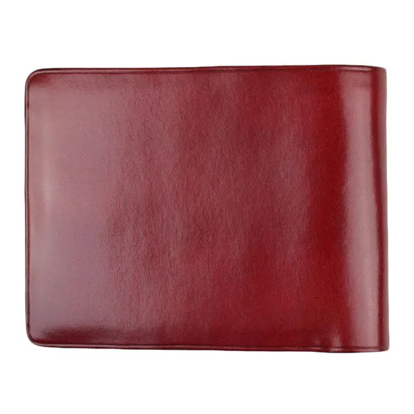 Bussetto Tibetan Red bi-fold wallet