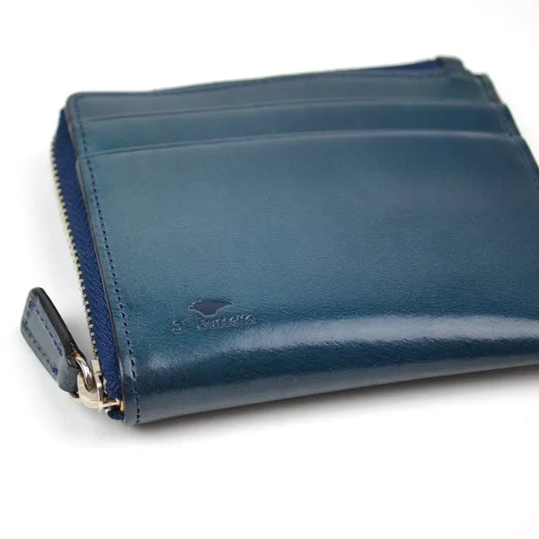 Bussetto Zip wallet Blue