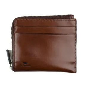 Bussetto Zip Wallet - Brown