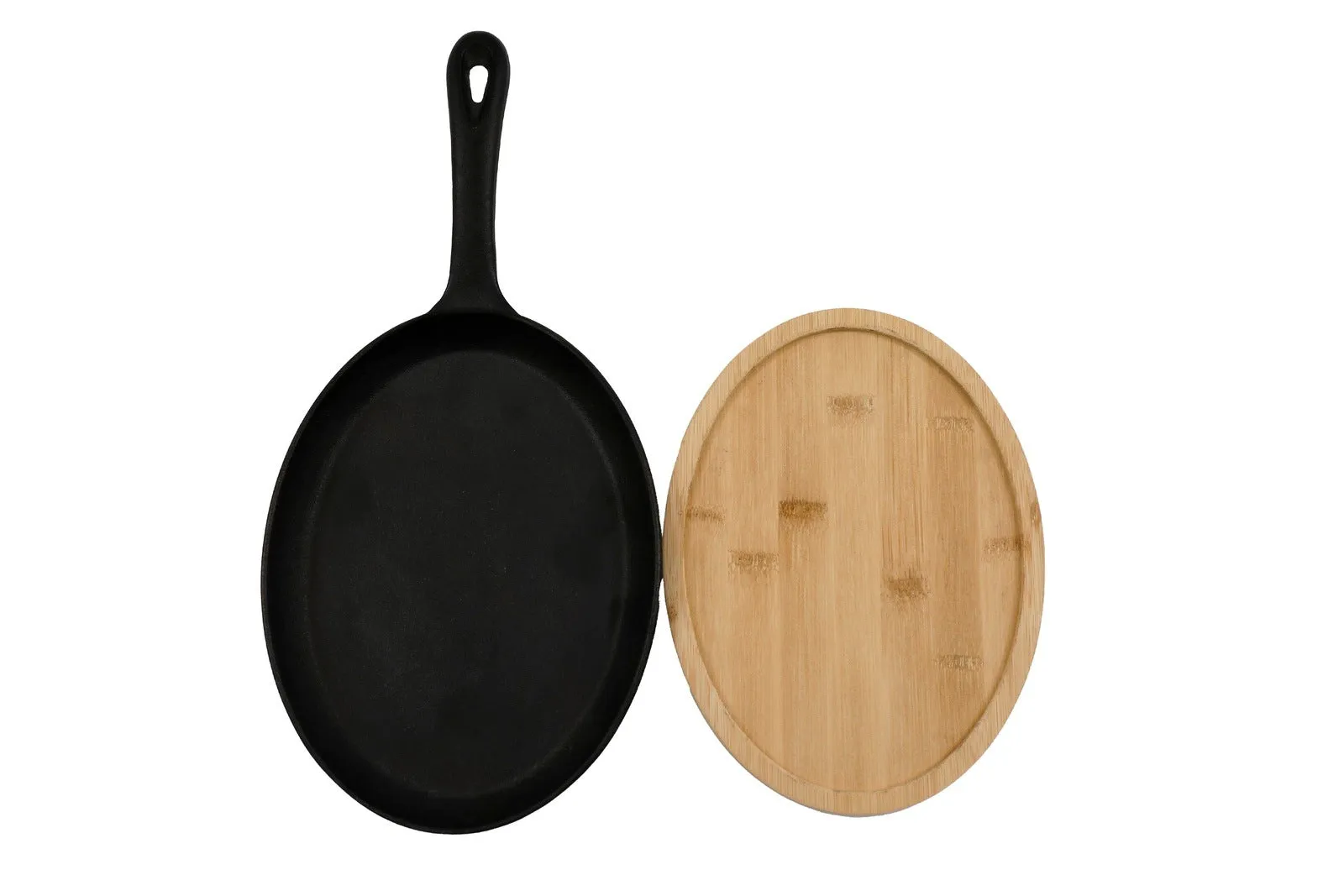 Cast Iron Pan With Tray