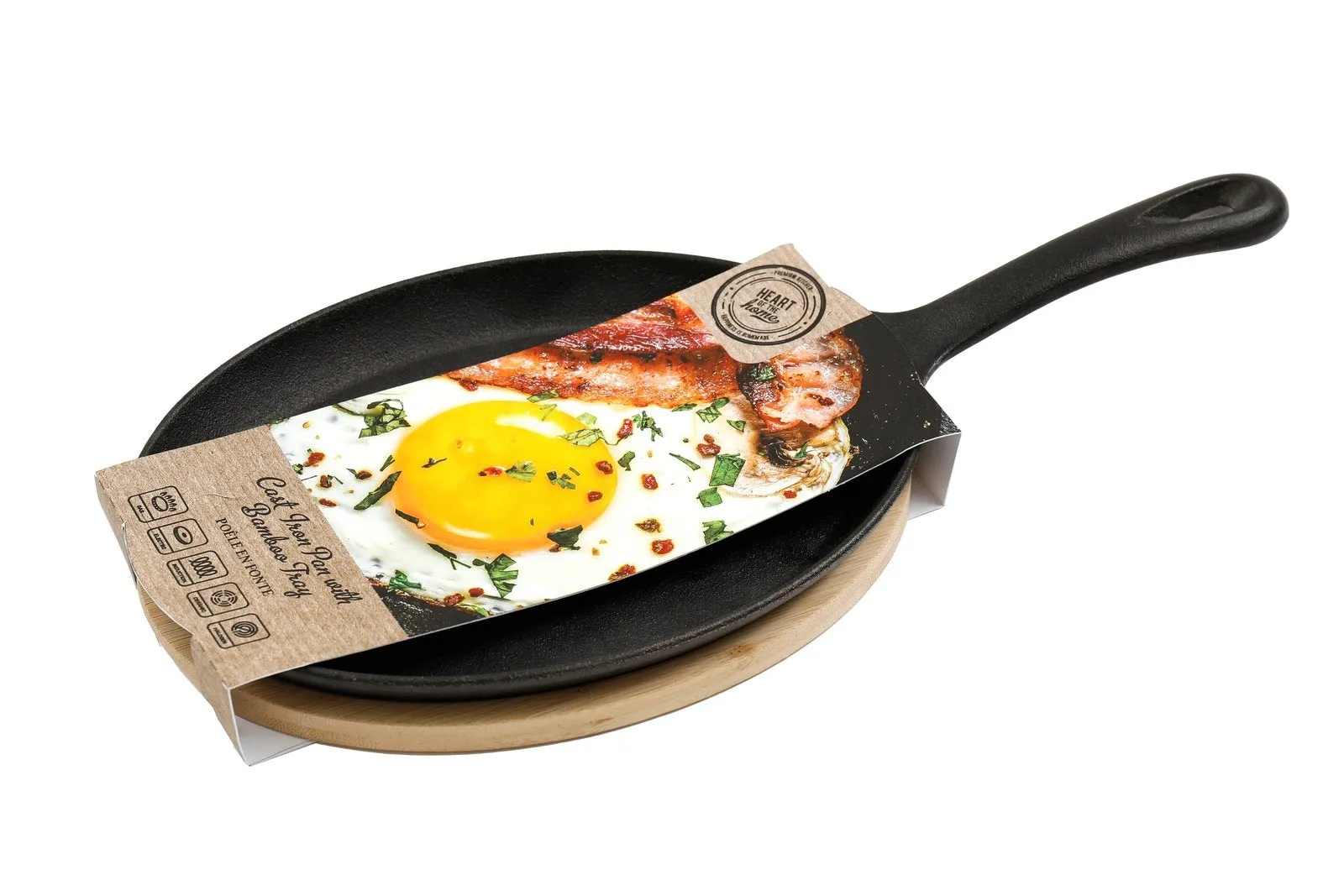 Cast Iron Pan With Tray