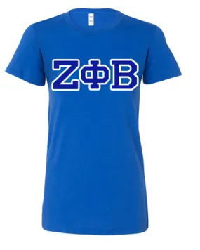 Deference Clothing® compatible with Zeta Phi Beta Clothing® Chapter 76 Fully Customized Crossing T-Shirt