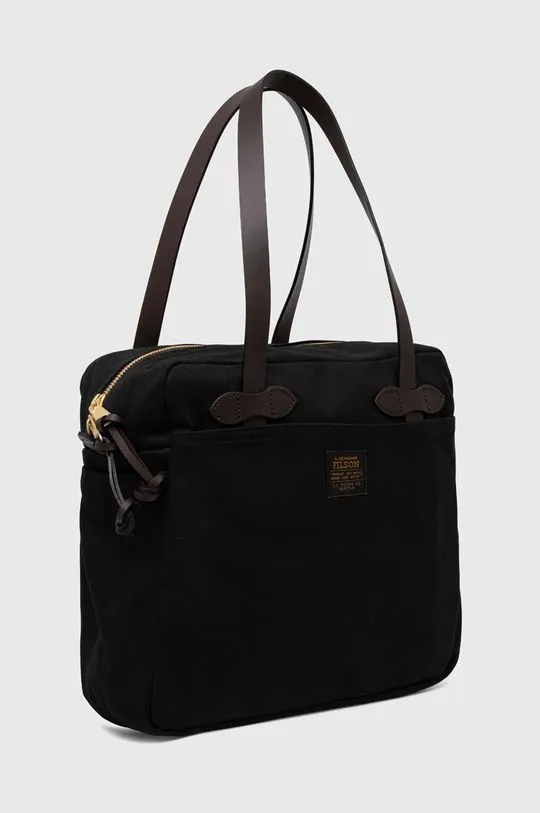 Filson bag Tote Bag With Zipper black color FMBAG0070