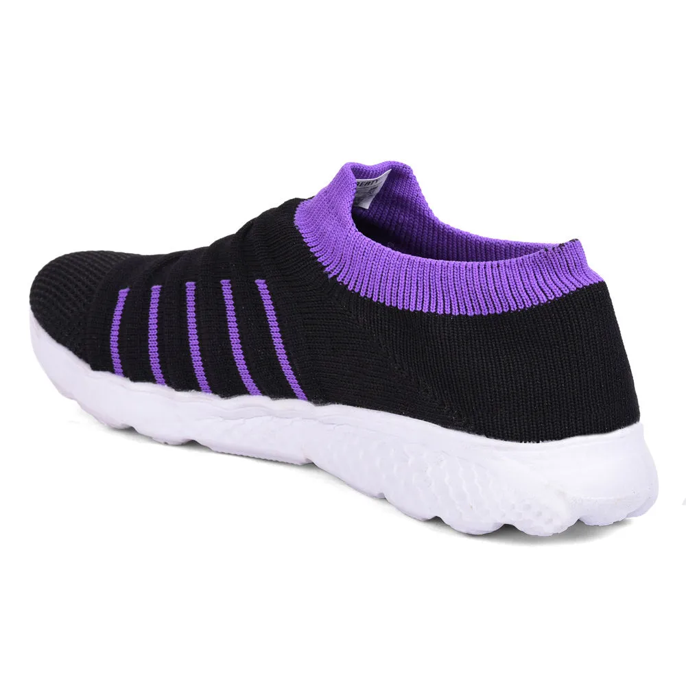 Force 10 Women Purple Sports Non Lacing Walking Shoes (BING  )