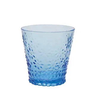 Glass Tumbler Set of 4 light blue