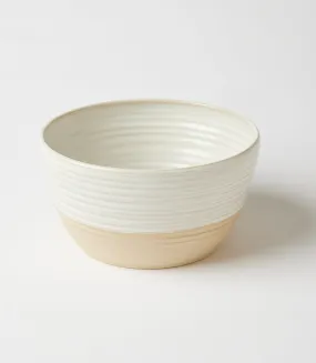 Glazed Ceramic Serving Bowl