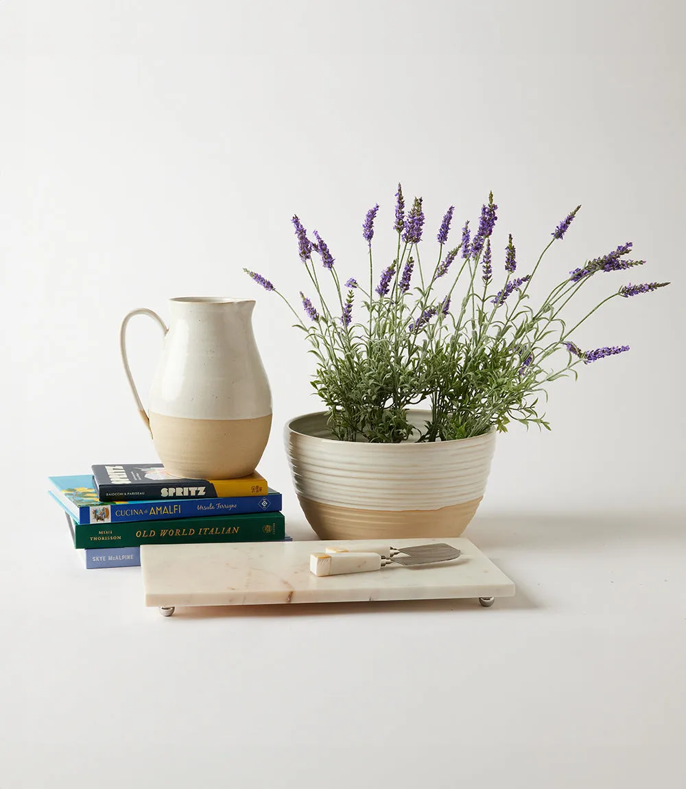 Glazed Ceramic Serving Bowl