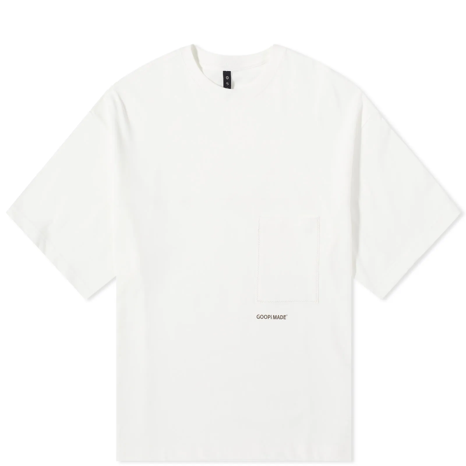 GOOPiMADE x master-piece MGear-T3 Logo Pocket T-ShirtIvory